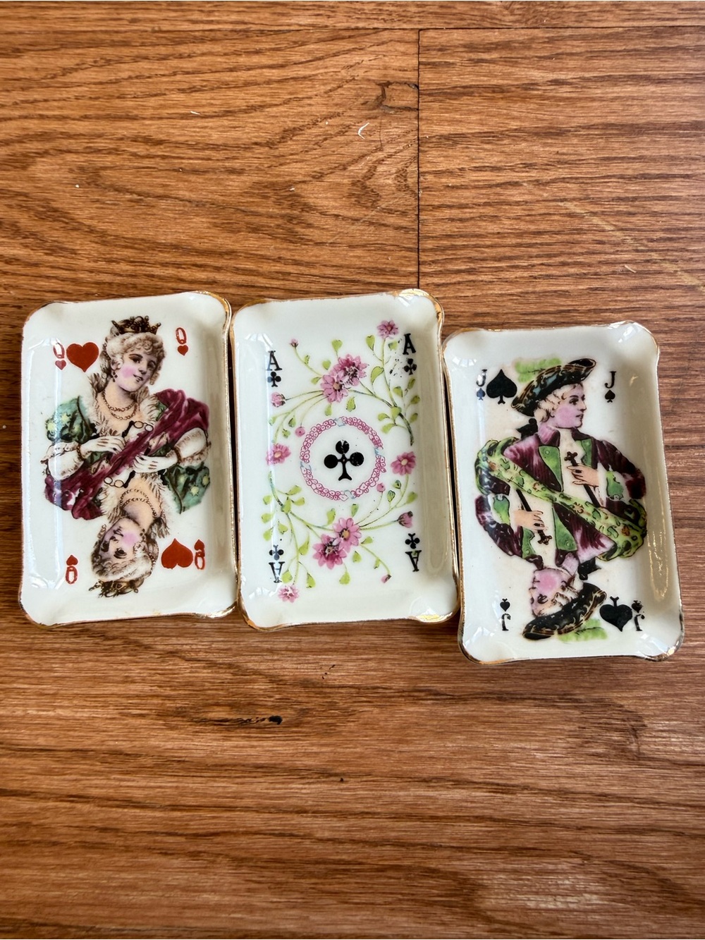 Vintage Noritake set of 3 mint dishes